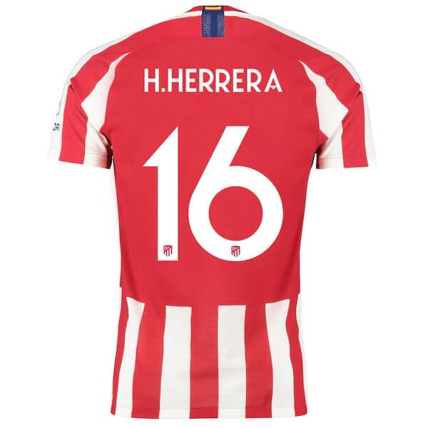 Thailande Maillot Football Atlético Madrid NO.16 H. Herrera 2019-20 Rouge